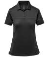 PSX-9W Stormtech Ladies Monterey Two-Tone Polo Shirt Granite / Black colour image